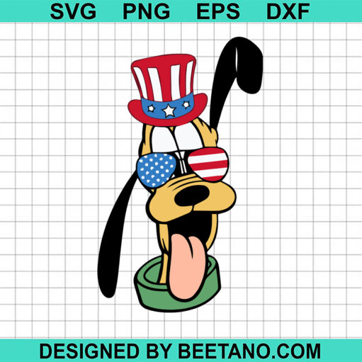 Disney Pluto Face SVG