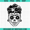 Frida Kahlo Sugar Skull Svg