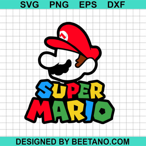 Super Mario Character SVG, Mario SVG, Super Mario Bros SVG