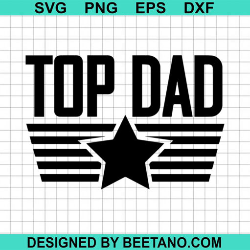 Top Dad SVG
