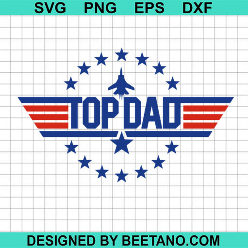 Top Dad Father's Day SVG