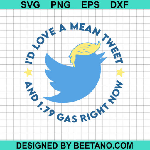 Mean Tweet And 1.79 Gas Right Now Svg