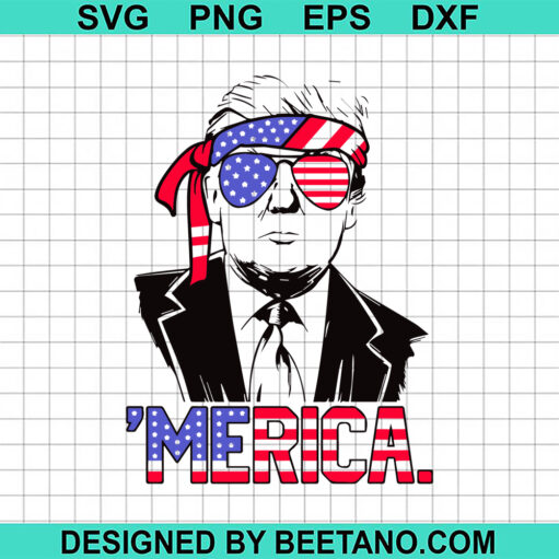 Merica Donald Trump SVG