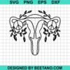 Floral Uterus Svg