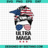 Ultra Maga Messy Bun Svg