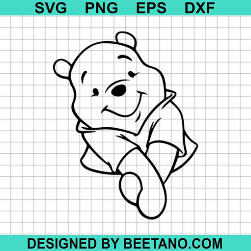The Pooh Bear Face Svg