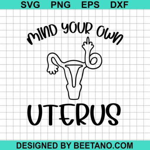 Uterus Flipping The Bird Svg