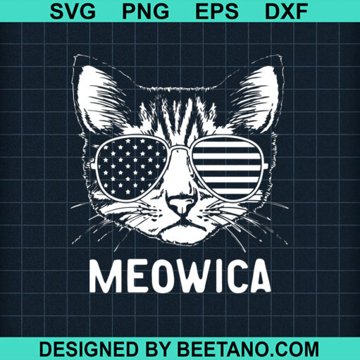 Meowica 4th Of July SVG