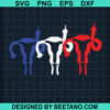Three Uterus Middle Finger Svg