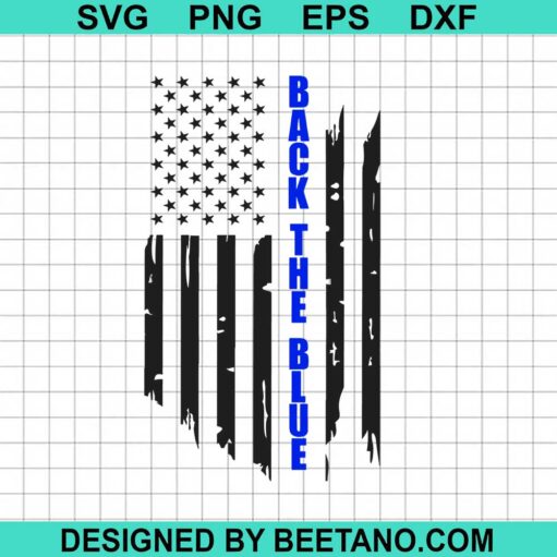 Back The Blue Svg