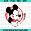 Back To School Mickey Mouse Svg