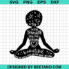 Namastle Black Girl Svg