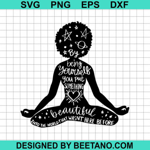 Namastle Black Girl SVG