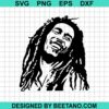Bob Marley Face Svg