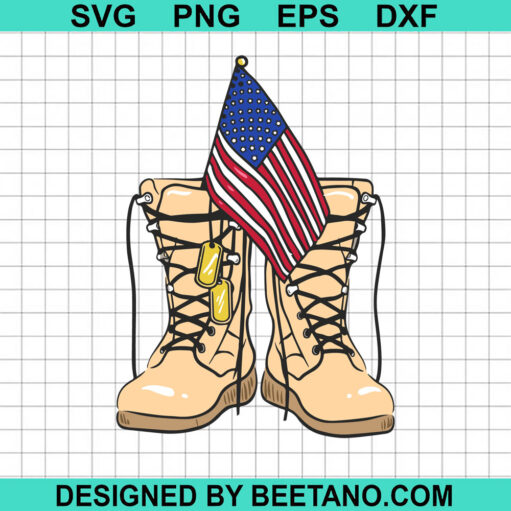 Military Boots Svg