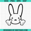 Bad Bunny Mickey Hand Svg