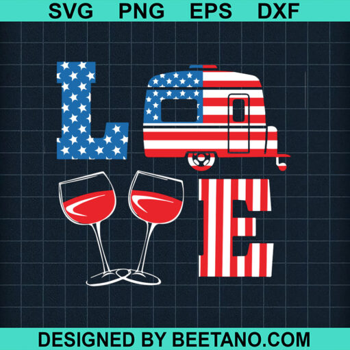 4th Of July Camping SVG