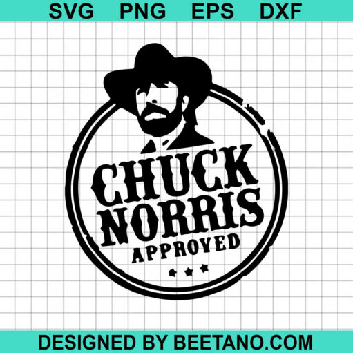Chuck Norris Approved Svg
