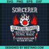Sorcerer The Arcane Touch Svg