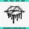 Dripping Lips Svg
