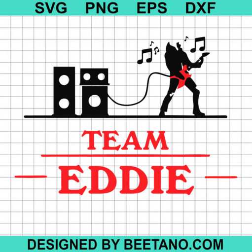 Team eddie Stranger things SVG