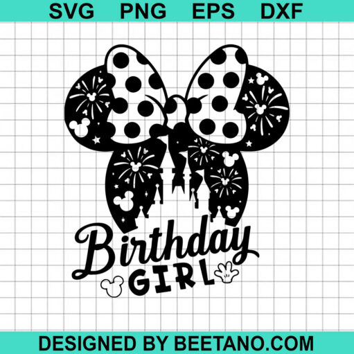 Minnie Birthday Girl SVG