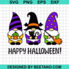Three Gnomes Happy Halloween Svg