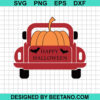 Happy Halloween Truck Svg