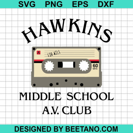 Hawkins Middle School Av Club Svg
