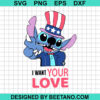 Patriotic Stitch Svg