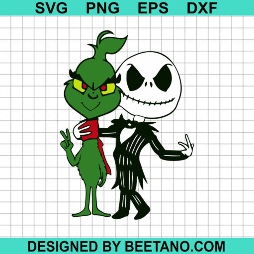 Grinch And Jack Skellington SVG