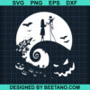 Jack And Sally Skellington Svg