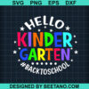 Hello Kindergarten Svg