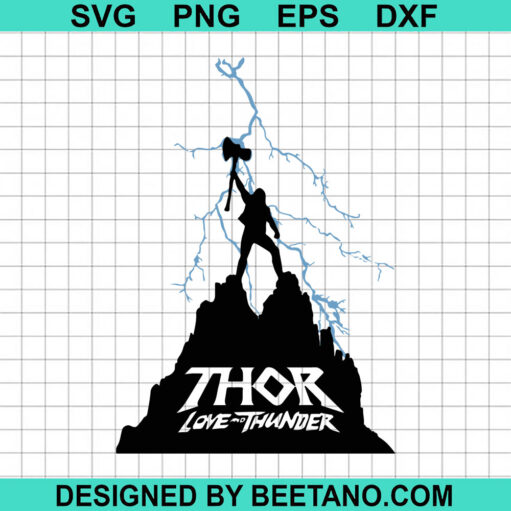 Thor Love And Thunder Svg