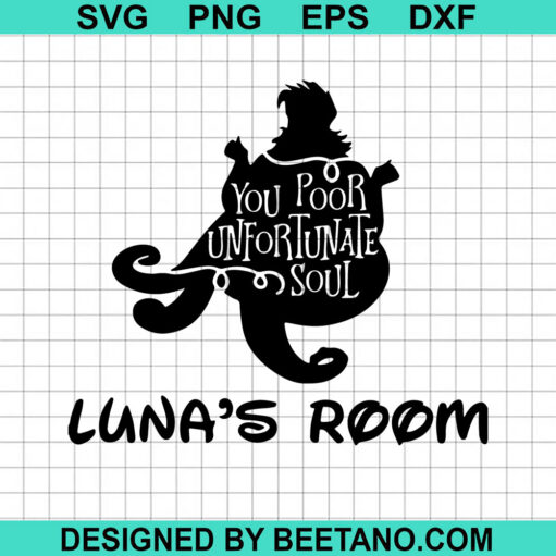 You Poor Unfortunate Soul Svg