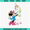 Minnie Hugs Unicorn Svg