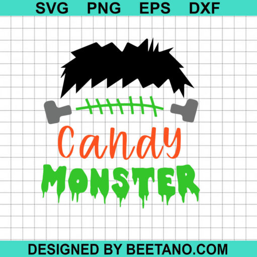 Candy Monster SVG