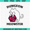 Dungeon Meowster Svg