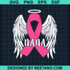 Nana Breast Cancer Ribbon Svg