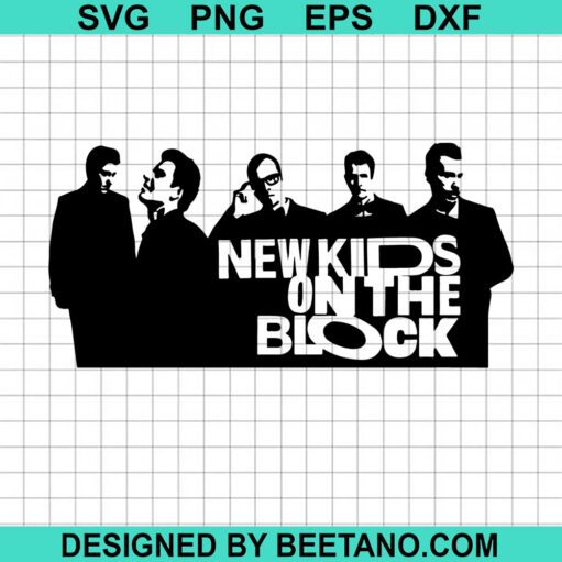 New Kids On The Block Boy Band SVG