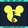 Mickey Nightmare Before Christmas Svg
