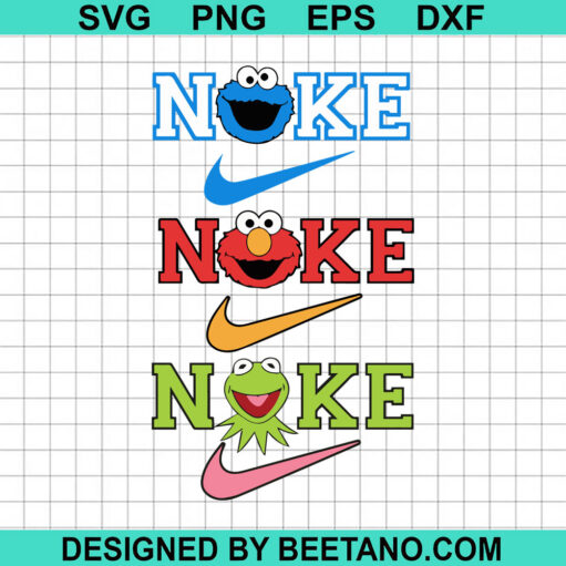 Sesame Street Nike Logo Bundle SVG