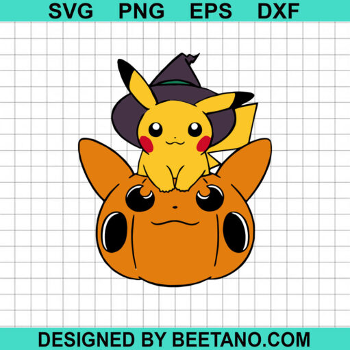 Pikachu Halloween SVG