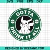 Pikachu Coffee Logo Svg