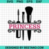 Princess Makeup Brush Svg