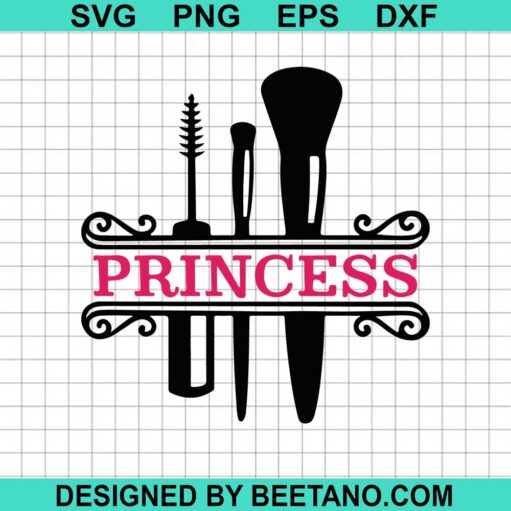 Princess Makeup Brush SVG