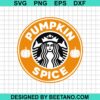 Pumpkin Spice Coffee Logo Svg