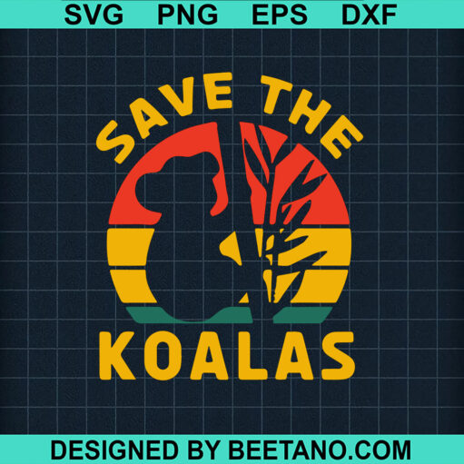 Save The Koalas SVG