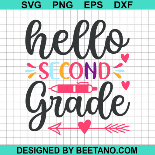 Hello Second Grade SVG