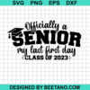 Officially A Senior Svg